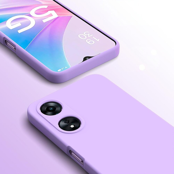 Чoхол до Oppo A38 4G / Oppo A18 4G, Silicone Lite, фіолетовий