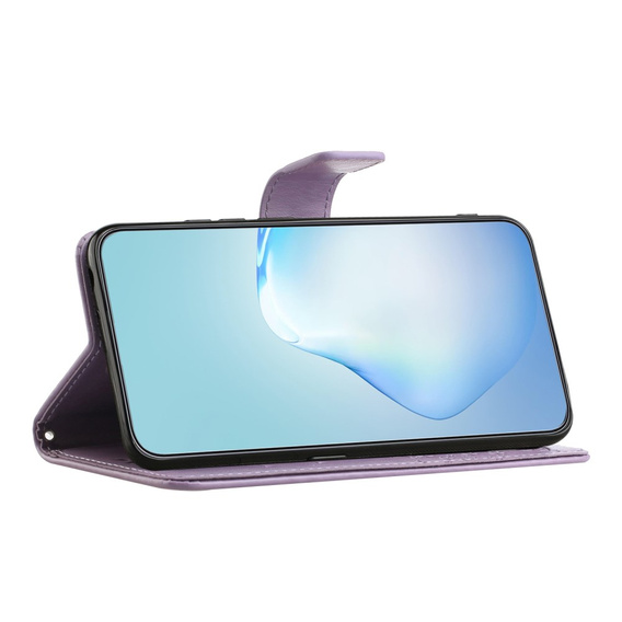 Откидной чехол для Motorola Moto G53 / G23 / G13, Tree, фиолетовый