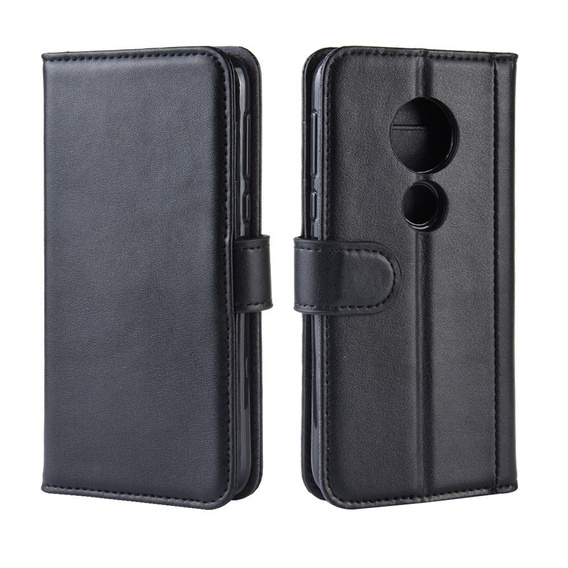 Откидной чехол для Motorola Moto G7 Play, Flexi Book, чёрный
