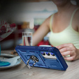 Чохол NOX Camera Slide Samsung Galaxy S23 Plus, CamShield Slide, синій