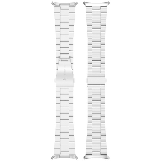 Ремешок-браслет для Samsung Galaxy Watch 4/5/6 40/42/43/44/45/46/47 мм, серебристый