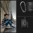 Чехол SPIGEN  до Airpods Pro 1 / 2, Rugged Armor, Matte Black