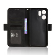 Футляр з клапаном для Oppo Reno 13, Card Slot, чорний