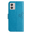 Откидной чехол для Motorola Moto G53 / G23 / G13, tree, синий