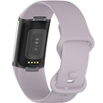 Резиновый браслет Softband для  Fitbit Charge 5 - Light Purple