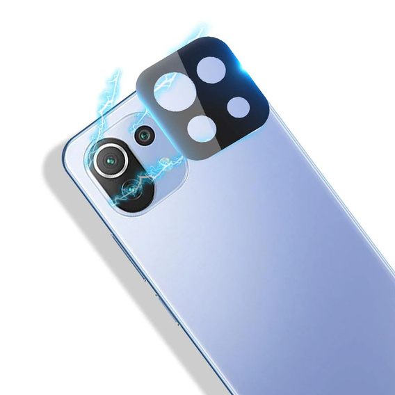 Металлическая крышка камеры для Xiaomi Mi 11, синий