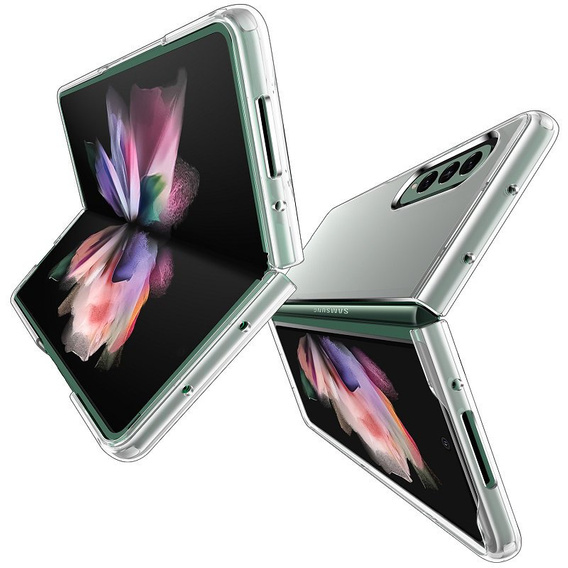 Чехол Rubberized Hard PC Shell для Samsung Galaxy Z Fold 3 5G,  Matte Clear