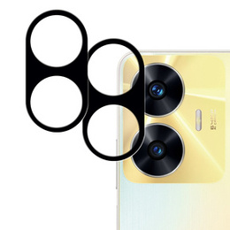 2х гартоване скло ERBORD для камери, щоб Realme C55, чорний