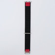 Нейлоновый ремешок для Apple Watch 1/2/3/4/5/6/7/8/SE/ULTRA 42/44/45/49 мм, чёрный / красная