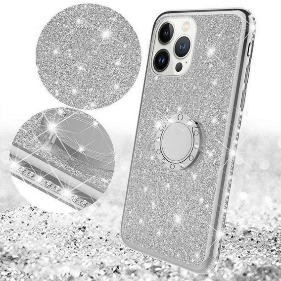 Чохол Bling до iPhone 13 Pro, Silver