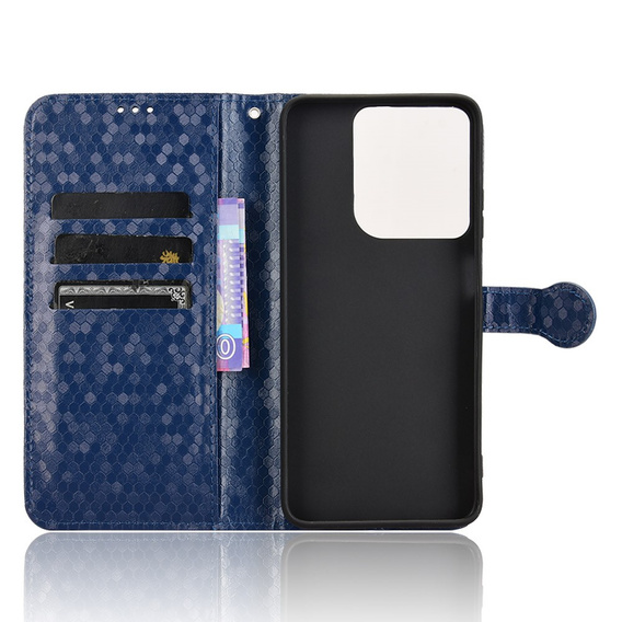 Флип-кейс для Motorola Moto G86 5G, Wallet Rhombus, синий