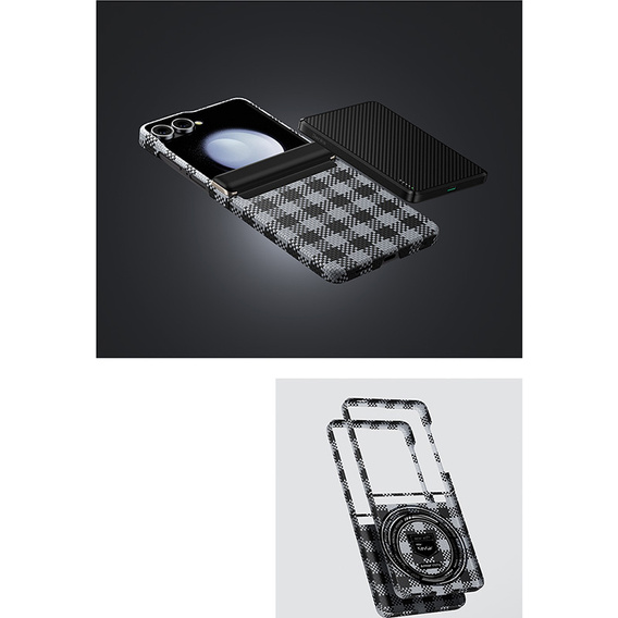 Чохол Benks Magnetic Armor Vichy Spin Kevlar 1000D BK48 для Samsung Galaxy Z Flip7