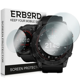 Захисне скло 2х Erbord для дисплею смарт годинника Garmin Fenix 7X / 7X Solar