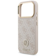 Чехол GUESS 4G Strass Logo с ремешком, MagSafe для iPhone 17 Pro Max
