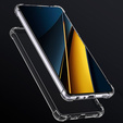 Чехол до Xiaomi Poco F6 Pro, Dropproof, прозрачный