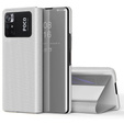 Чoхол до Xiaomi Poco M4 Pro 4G, Clear View, сріблястий