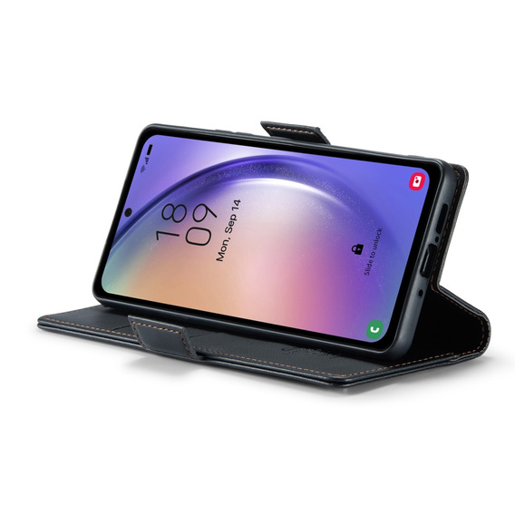 CASE фліп-чохол для Samsung Galaxy A54 5G, Litchi Wallet, чорний