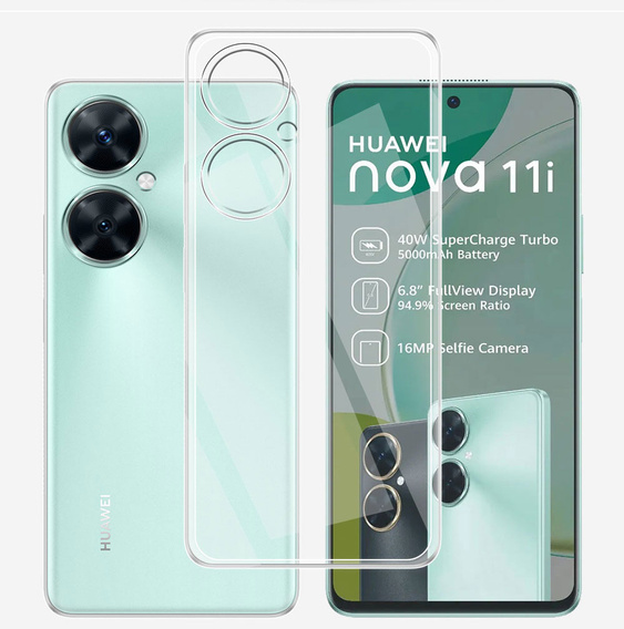 Тонкий корпус для Huawei Nova 11i, Slim, прозрачный