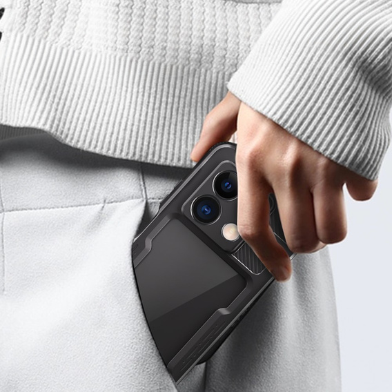 IP68 водонепроникний чохол для Xiaomi Redmi Note 13 5G, Redpepper, чорний