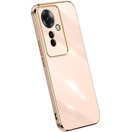 Чехол для Oppo Reno 11F 5G, Glamour CamShield, розовый rose gold