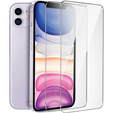2x Загартоване скло для iPhone XR/11, ERBORD 9H Hard Glass на екрані