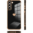 Чехол до Samsung Galaxy S22, Electro heart, чёрный