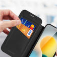Чехол Dux Ducis для iPhone Air, Skin X Pro, с откидной крышкой, для MagSafe, черный