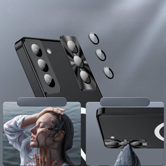 Защитный чехол для камеры Samsung Galaxy S21 FE 5G, CamShield MagSafe, прозрачный / черный