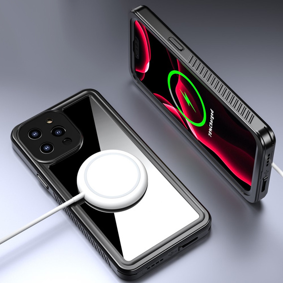Водонепроницаемый чехол IP68 для iPhone 13 Pro Max, чёрный
