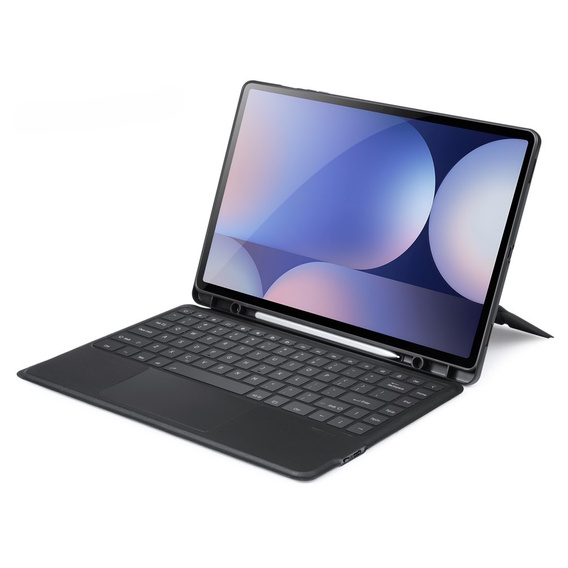 Чехол-клавиатура для Samsung Galaxy Tab S8 Ultra / S9 Ultra / S10 Ultra, Dux Ducis DK Series, черный