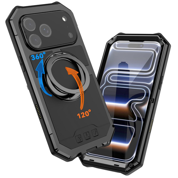 Чохол R-JUST з MagSafe і підставкою для iPhone 17 Pro Max