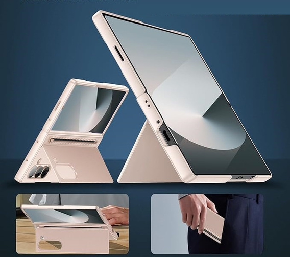 Стеклянный чехол с полной защитой 360° для Samsung Galaxy Z Fold7 5G