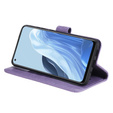 Откидной чехол для Oppo Reno7 5G, Mandala, фиолетовый