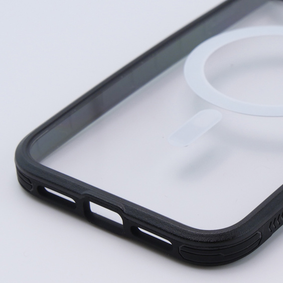Чехол до iPhone 15 Plus, Slide Camera Magsafe, чёрный