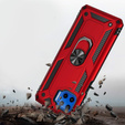 Бронированный Чехол до Motorola Moto G 5G Plus, Nox Case Ring, красный