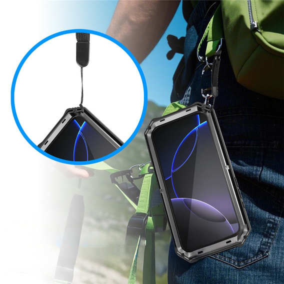 Броньований чохол з підставкою R-JUST для iPhone 17 Pro Max