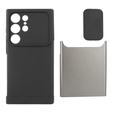 Чoхол до Samsung Galaxy S24 Ultra, ERBORD MagProtect Slide Camera, сірий gunmetal