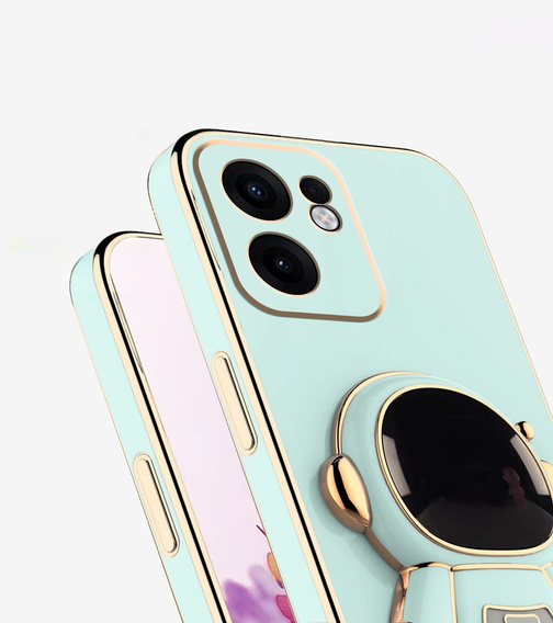 Чехол до Oppo Reno 13F / Oppo Reno 13FS, Astronaut, зелёный
