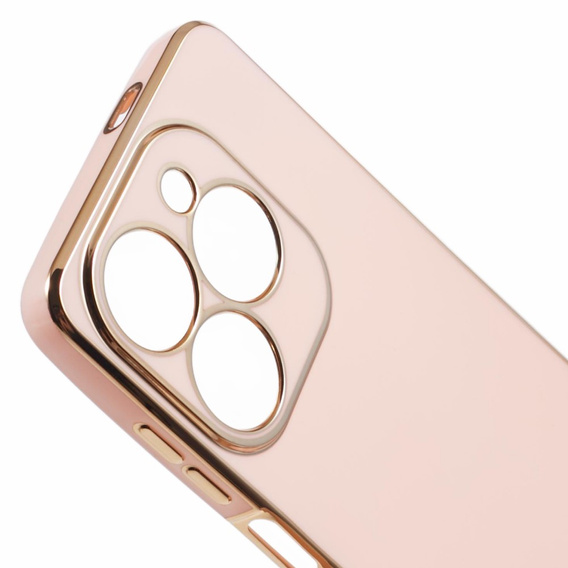 Чохол для Infinix Hot 40i, Glamour CamShield, рожевий rose gold