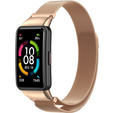 Браслет Milanese Fine Mash 2 до Huawei Band 6 / Honor Band 6, Gold
