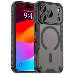 Чехол для iPhone 17 Pro, для MagSafe, бронированный, черный