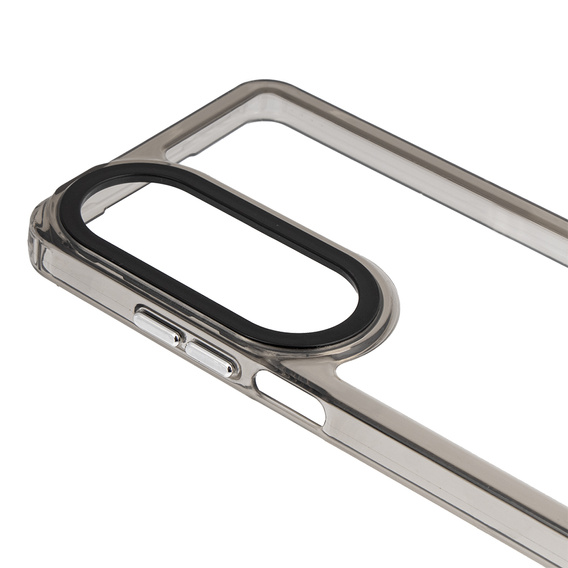 Чoхол до Oppo A60, Fusion Hybrid, прозорий / чорний