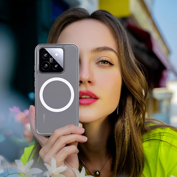 Чохол для Xiaomi 14T Pro, Fusion Hybrid, для MagSafe, прозорий