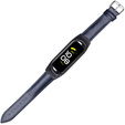 Кожаный ремешок для часов Samsung Galaxy Fit 2 SM-R220, Blue