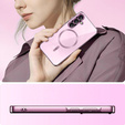 Чехол для Samsung Galaxy A56, Electro MagSafe, розовый rose gold + стекло для экрана