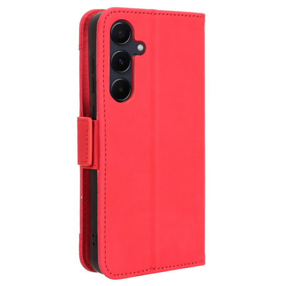 Футляр з клапаном для Samsung Galaxy A35 5G, Card Slot, червоний