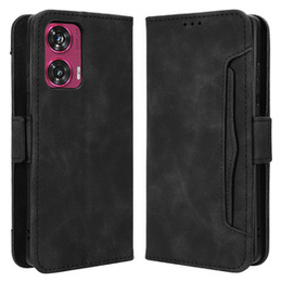 Футляр з клапаном для Motorola Edge 50 Fusion 5G, Card Slot, чорний