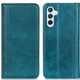 Чехол до Samsung Galaxy S24, Wallet Litchi Leather, зелёный
