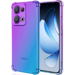 Чехол для Oppo Reno 13, Gradient Dropproof, Фиолетовый / синий