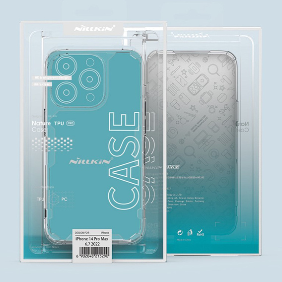 Чохол NILLKIN для iPhone 14 Pro Max, Nature TPU, прозорий